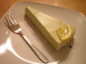 Avocado lime cheesecake from Goodies