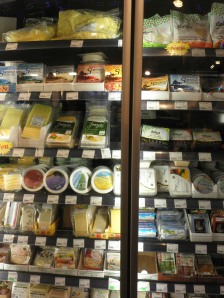 The great wall of vegan cheese