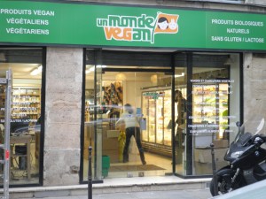 Un Monde Vegan a vegan shop in Paris