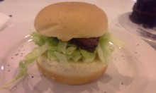 Black pepper chicken burger @ Hotcakes