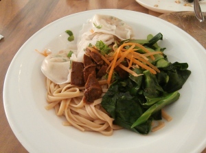 Dry dumpling noodles @Genesis