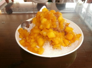 Mango shaved ice