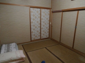 My bamboo mat room