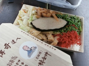 Vegan lunchbox from Fenqihu hotel