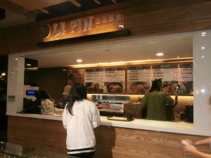 Vegan restaurant in International airport