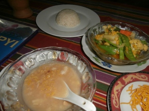 Dinner at Yar Pyi vegetarian restaurant