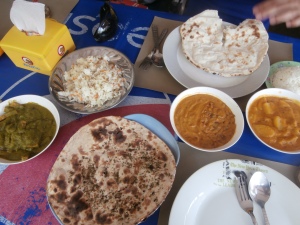 Vegan Indian lunch at Nisha restaurant